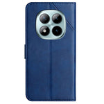 For Xiaomi Redmi Note 15 Pro 4G (Global) Case Line Pattern Wallet Leather Phone Cover with Wrist Strap