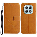 For Xiaomi Redmi Note 15 4G (Global) Case Line Pattern Wallet Leather Phone Cover with Wrist Strap