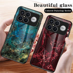 Phone Case For Xiaomi Poco F8 Ultra  /  Redmi K90 Pro Max 5G Marble Pattern Tempered Glass + PC + TPU Protective Phone Cover