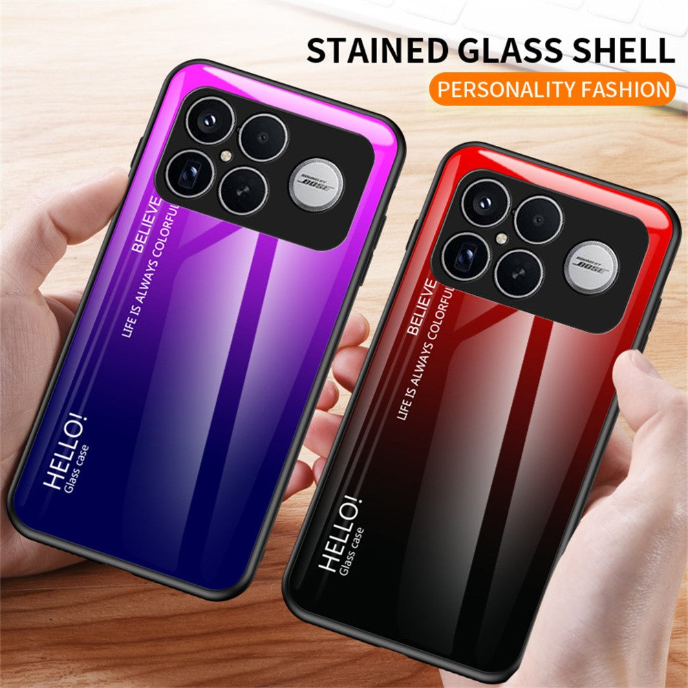 Mobilcover til Xiaomi Poco F8 Ultra / Redmi K90 Pro Max 5G, ridsefast hærdet glas + PC + TPU