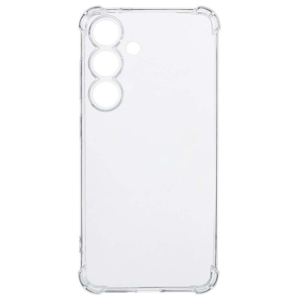 Samsung Galaxy A18 5G / A18 4G / A17 5G / A17 4G Transparent TPU-skal Förstärkta hörn Fallsäkert mobilskydd