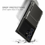 Til Samsung Galaxy S26 Ultra Etui PC + TPU Dobbeltlags Bagside Telefoncover med Kortholder