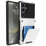 Til Samsung Galaxy S26 Ultra Etui PC + TPU Dobbeltlags Bagside Telefoncover med Kortholder
