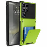 Til Samsung Galaxy S26 Ultra Etui PC + TPU Dobbeltlags Bagside Telefoncover med Kortholder