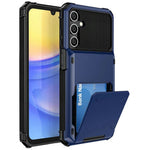 Samsung Galaxy S26-skal PC + TPU med dubbla lager baksida med korthållare