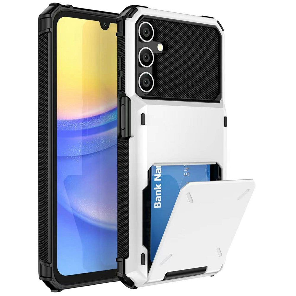 Samsung Galaxy S26-skal PC + TPU med dubbla lager baksida med korthållare