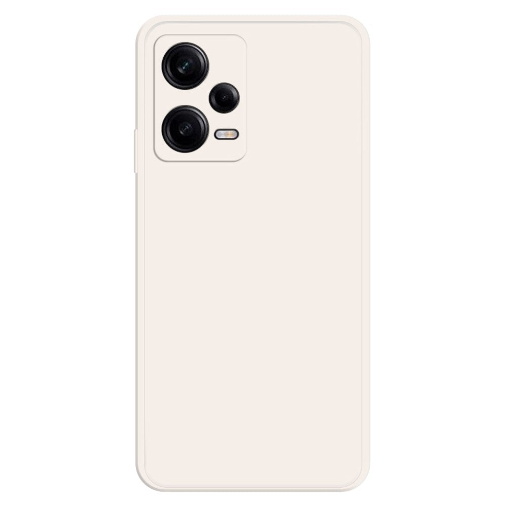 Xiaomi Redmi Note 12 Pro 5G rak kant gummibelagt TPU-mobilskal stötsäkert mikrofiberfoder design skyddande fodral
