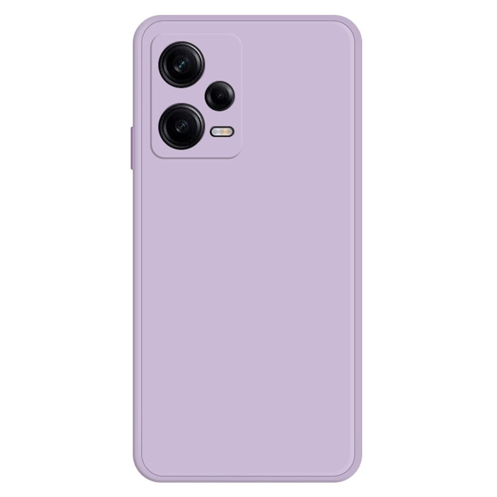 Xiaomi Redmi Note 12 Pro 5G rak kant gummibelagt TPU-mobilskal stötsäkert mikrofiberfoder design skyddande fodral