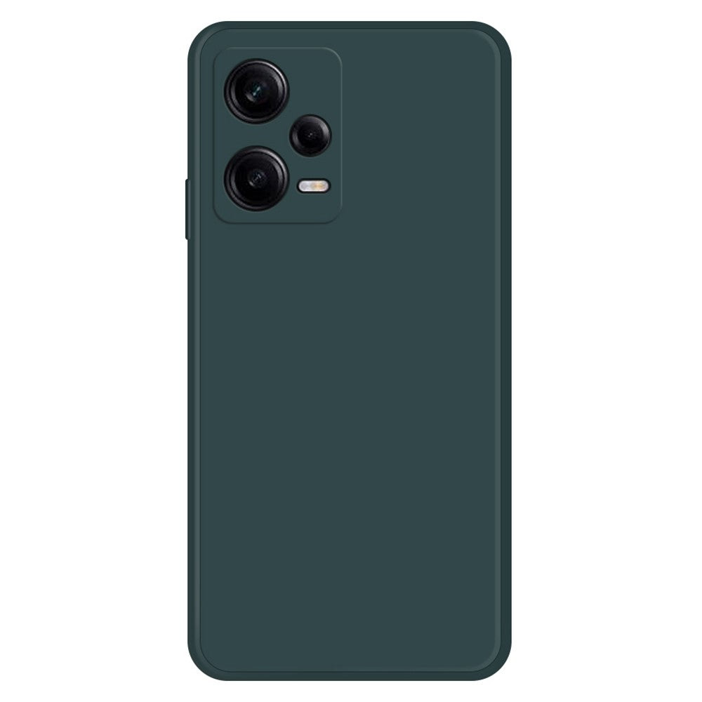 Xiaomi Redmi Note 12 Pro 5G rak kant gummibelagt TPU-mobilskal stötsäkert mikrofiberfoder design skyddande fodral