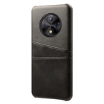 For Huawei Enjoy 50 Pro 4G / nova Y90 4G Dual Card Slots PU Leather Coated PC Cover Shock-absorbing Phone Case