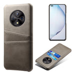 For Huawei Enjoy 50 Pro 4G / nova Y90 4G Dual Card Slots PU Leather Coated PC Cover Shock-absorbing Phone Case