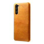 For Samsung Galaxy S23+ Calf Texture Anti-scratch Cell Phone Cover PU Leather Coated PC Case