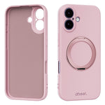 ABEEL For iPhone 17 Magnetic Case Kickstand Skin Touch Liquid Silicone Phone Cover