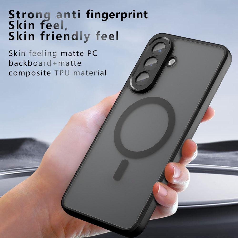 For Samsung Galaxy A57 5G Magnetic Case TPU + PC Matte Skin Touch Phone Cover