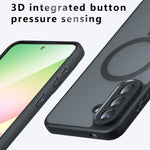 For Samsung Galaxy A57 5G Magnetic Case TPU + PC Matte Skin Touch Phone Cover