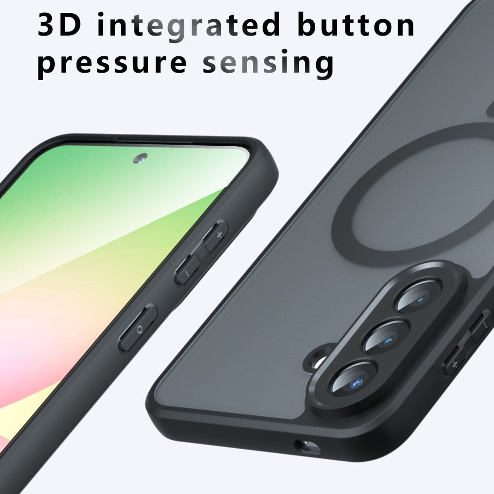 For Samsung Galaxy A57 5G Magnetic Case TPU + PC Matte Skin Touch Phone Cover
