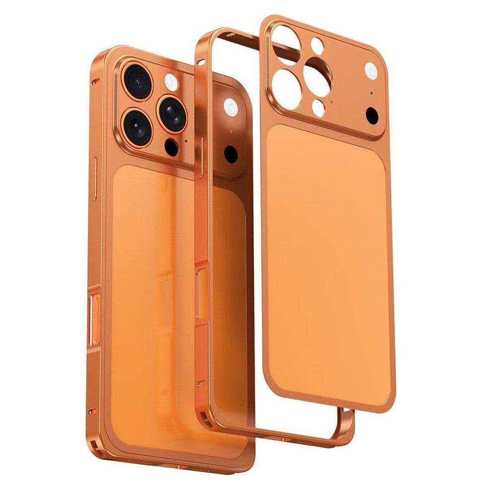Til iPhone 16 Pro Cover – Kan omdannes til 17 Pro Låsespænde Metalramme Legeret Bagside Telefoncover