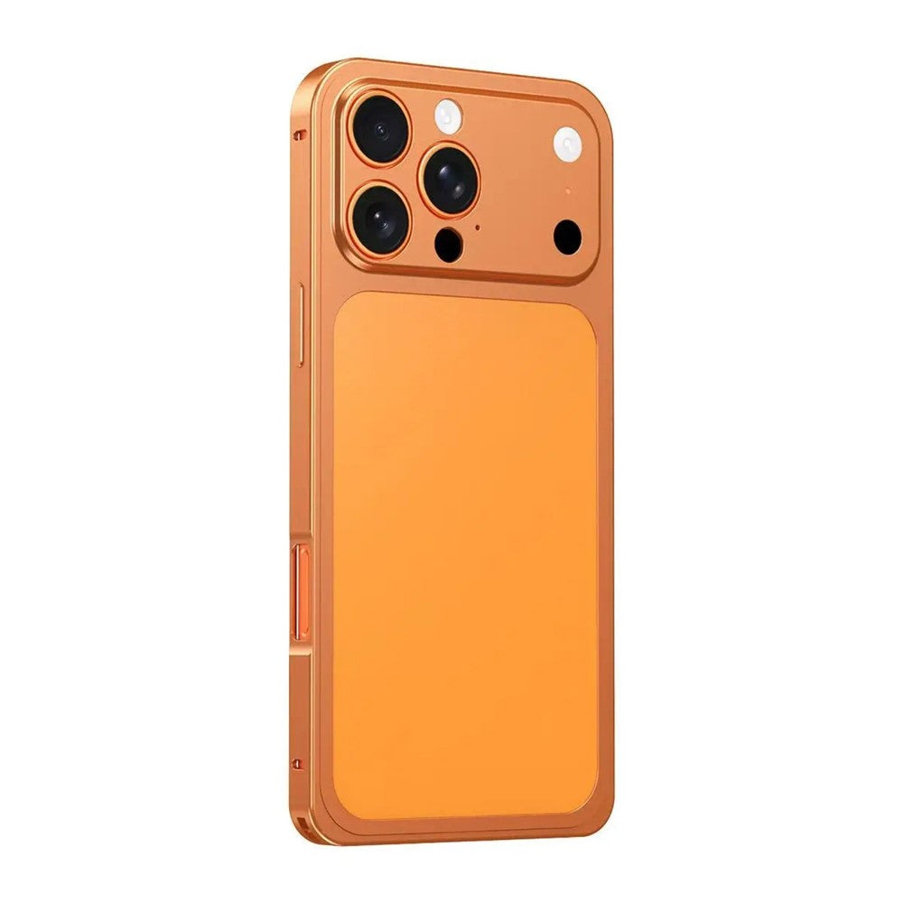 Til iPhone 16 Pro Cover – Kan omdannes til 17 Pro Låsespænde Metalramme Legeret Bagside Telefoncover