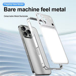 Til iPhone 16 Pro Cover – Kan omdannes til 17 Pro Låsespænde Metalramme Legeret Bagside Telefoncover