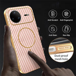 For Huawei nova 15 Pro 5G Case Carbon Fiber Textured Electroplated TPU Phone Back Cover