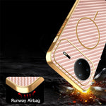For Huawei nova 15 Pro 5G Case Carbon Fiber Textured Electroplated TPU Phone Back Cover