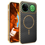 For Huawei nova 15 Ultra 5G Case Carbon Fiber Textured Electroplated TPU Phone Back Cover