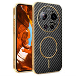 Xiaomi 17 Ultra 5G-skal, kolfiberstrukturerat, elektropläterat TPU-bakstycke