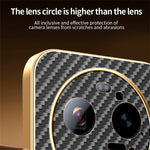 For Xiaomi 17 Ultra 5G Case Carbon Fiber Textured Electroplated TPU Phone Back Cover