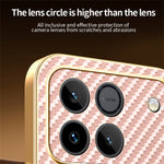 Phone Case For Honor Win 5G / Win RT 5G Carbon Fiber Textured Electroplated TPU Phone Back Cover