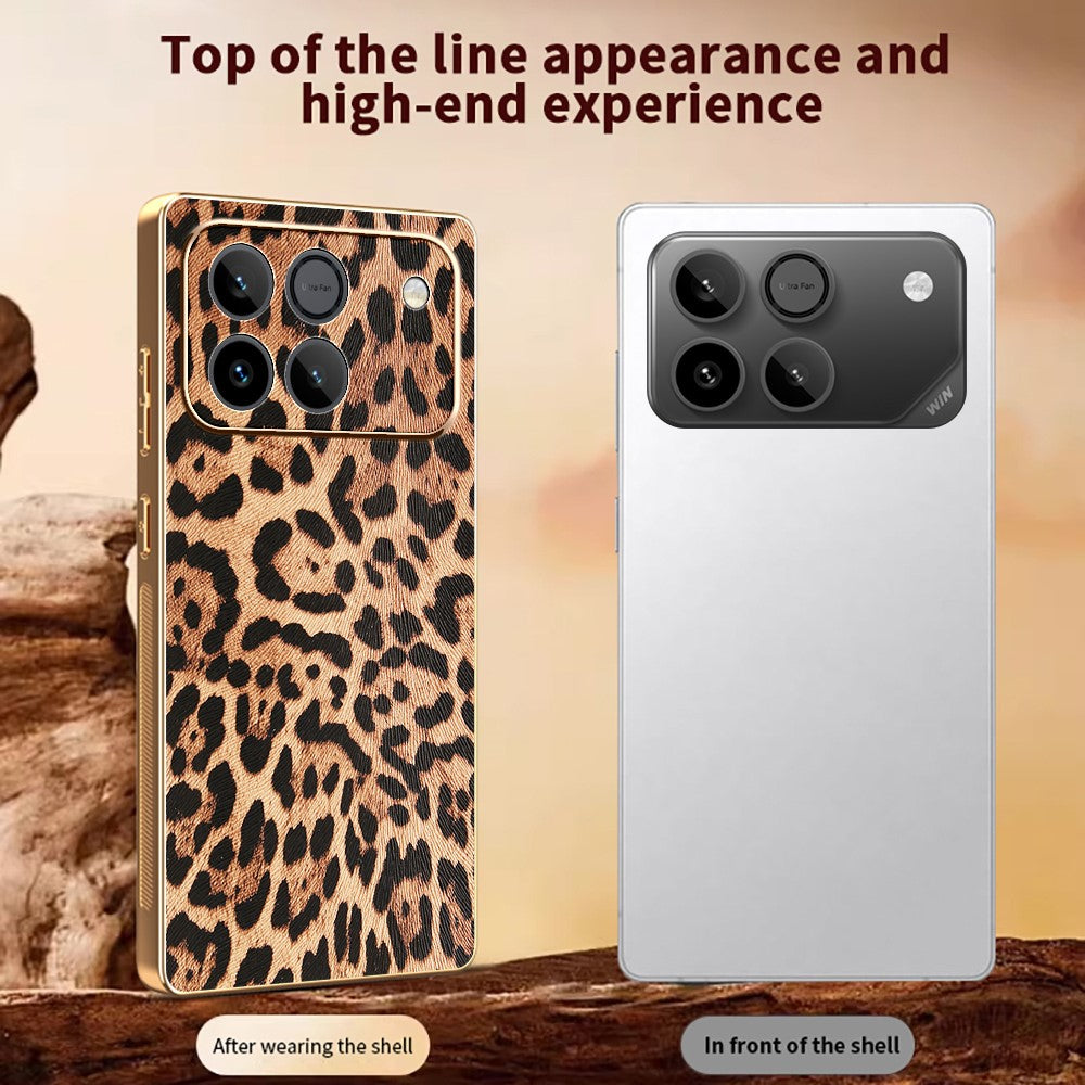 Telefoncover til Honor Win 5G / Win RT 5G PU-læderbelagt PC + TPU Galvaniseret Telefoncover