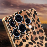 Phone Case For Oppo Reno15 5G (Global)  /  15c 5G (China) PU Leather Coated PC + TPU Electroplating Phone Cover