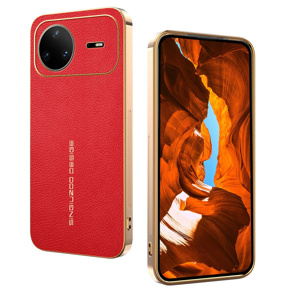For Huawei nova 15 Pro 5G Case Anti Scratch Litchi Texture TPU Leather PU Phone Back Cover