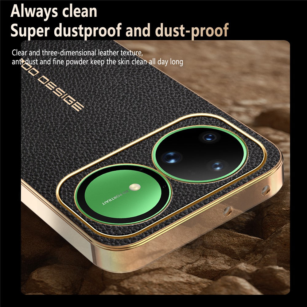 For Huawei nova 15 Ultra 5G Case  Anti Scratch Litchi Texture TPU Leather PU Phone Back Cover