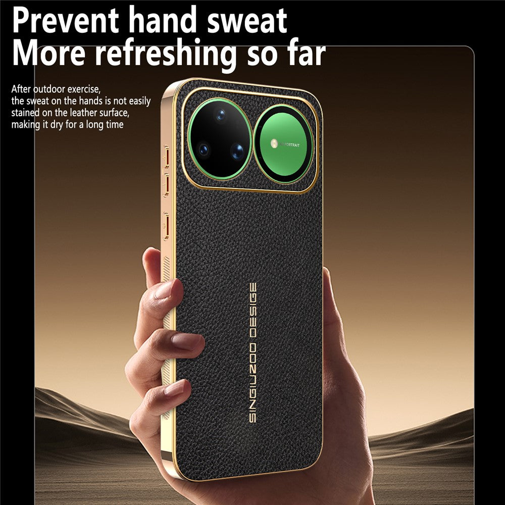 For Huawei nova 15 Ultra 5G Case  Anti Scratch Litchi Texture TPU Leather PU Phone Back Cover
