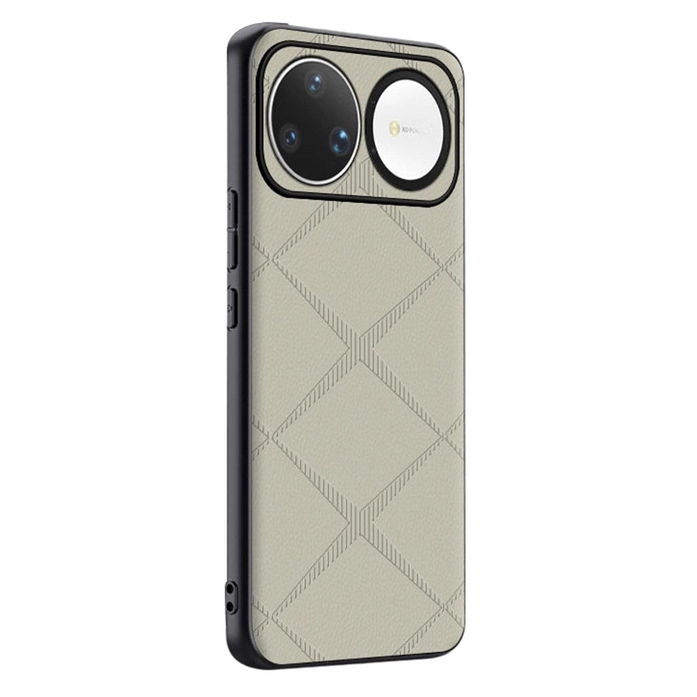 Huawei Nova 15 Ultra 5G-skal X-mönstrat TPU PU-läder PC Anti-fall-mobilskal