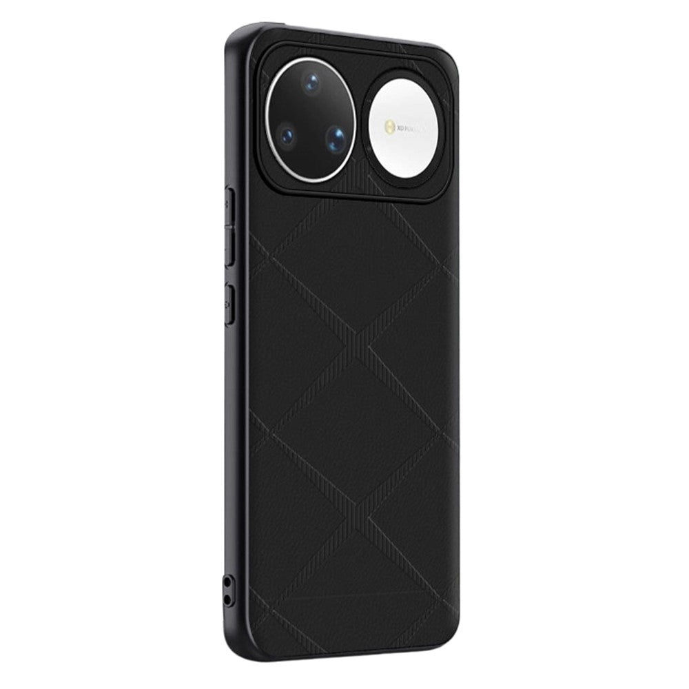 Huawei Nova 15 Ultra 5G-skal X-mönstrat TPU PU-läder PC Anti-fall-mobilskal