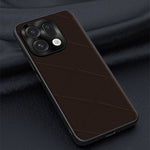 For Oppo Find X9 5G Case X-Patterned TPU PU Leather PC Anti-Drop Phone Cover