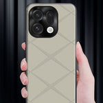 For Oppo Find X9 5G Case X-Patterned TPU PU Leather PC Anti-Drop Phone Cover