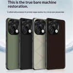 For Oppo Find X9 5G Case X-Patterned TPU PU Leather PC Anti-Drop Phone Cover