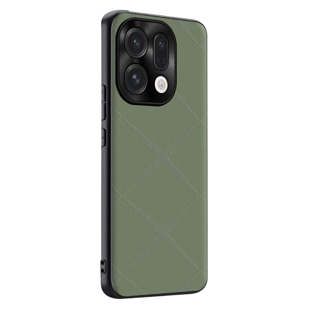 For Oppo Find X9 5G Case X-Patterned TPU PU Leather PC Anti-Drop Phone Cover