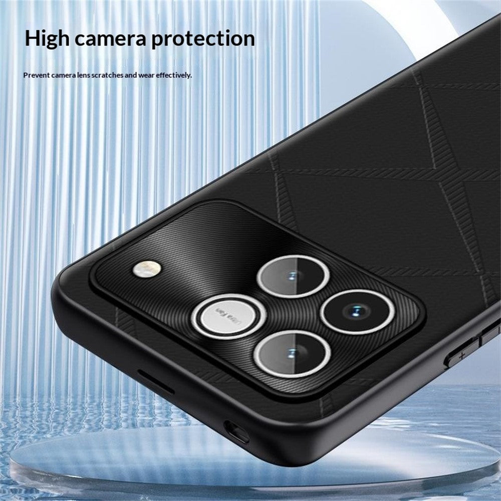 Phone Case For Honor Win 5G  /  Win RT 5G X-Patterned TPU PU Leather PC Anti-Drop Phone Cover