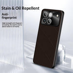 Phone Case For Honor Win 5G  /  Win RT 5G X-Patterned TPU PU Leather PC Anti-Drop Phone Cover