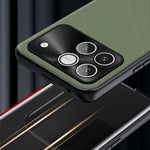 Phone Case For Honor Win 5G  /  Win RT 5G X-Patterned TPU PU Leather PC Anti-Drop Phone Cover