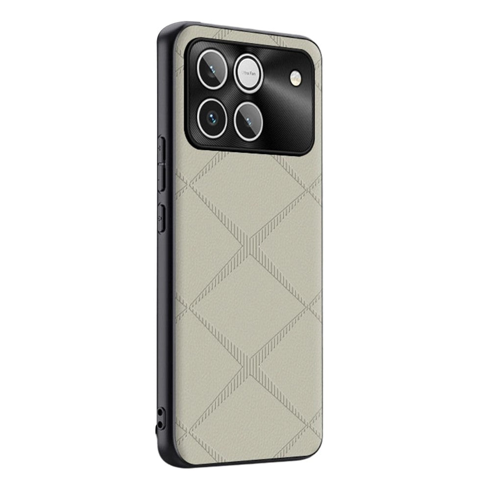 Phone Case For Honor Win 5G  /  Win RT 5G X-Patterned TPU PU Leather PC Anti-Drop Phone Cover