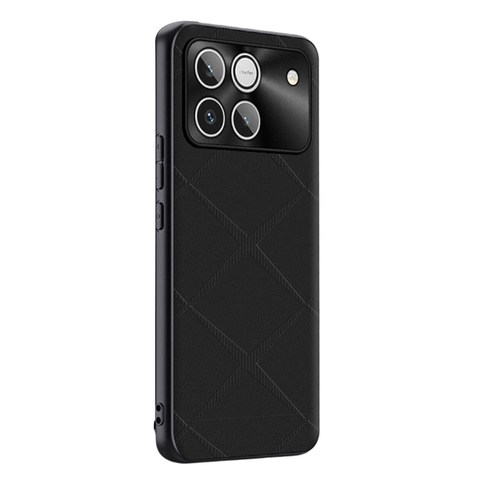 Phone Case For Honor Win 5G  /  Win RT 5G X-Patterned TPU PU Leather PC Anti-Drop Phone Cover