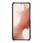 For Samsung Galaxy S23 Anti-scratch Mobile Phone Cover Calf Textured PU Leather Coated PC Protective Phone Case
