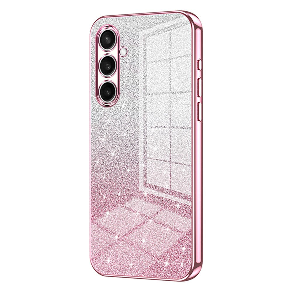 For Samsung Galaxy S26+ Case Electroplating Gradient Glitter TPU Phone Cover