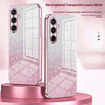 For Samsung Galaxy S26+ Case Electroplating Gradient Glitter TPU Phone Cover
