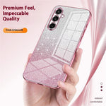 For Samsung Galaxy S26+ Case Electroplating Gradient Glitter TPU Phone Cover