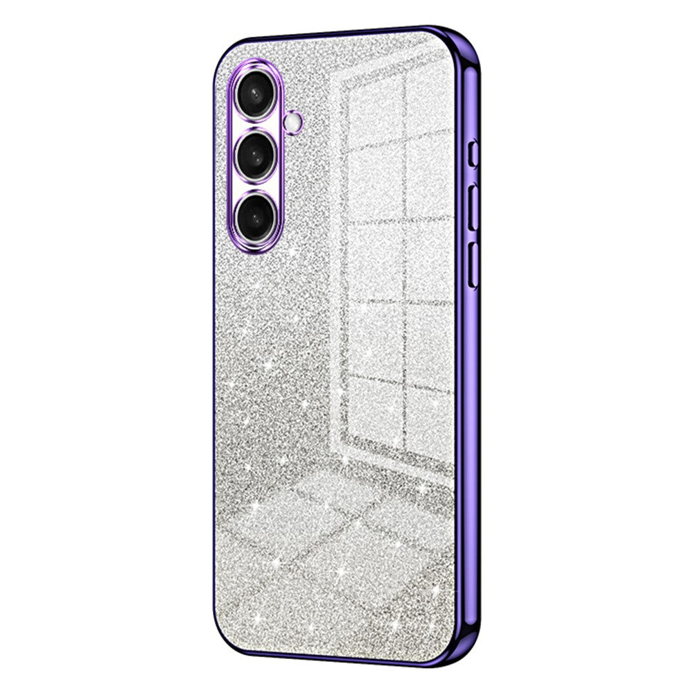 For Samsung Galaxy S26+ Case Electroplating Gradient Glitter TPU Phone Cover